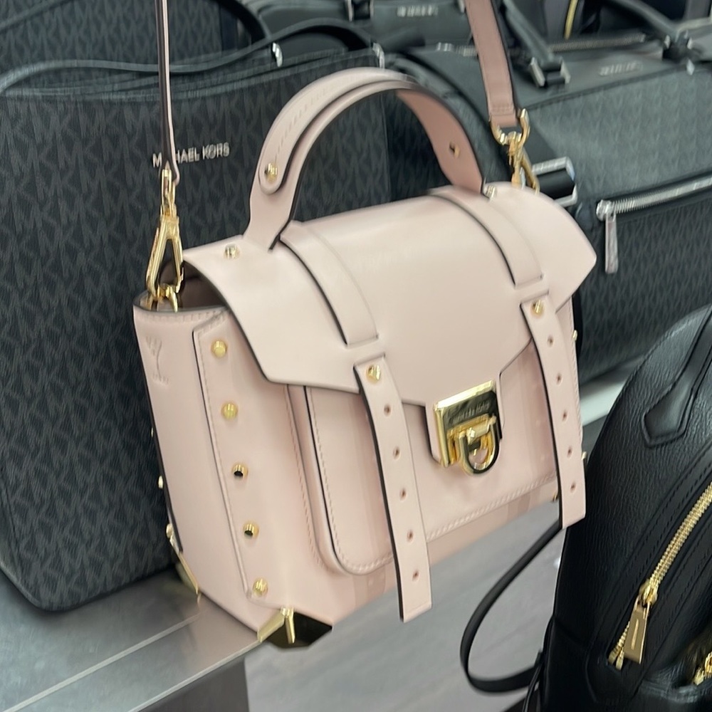 MICHAEL KORS MANHATTAN MEDIUM TOP HANDLE SCHOOL SATCHEL CROSSBODY BAG 
NWT - Picture 7 of 16